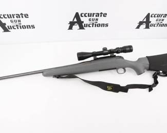 Make: REMINGTON
Model: 710
Caliber: 30-06
Action: Bolt
Barrel: 22
Bore: Shiny
Serial # 71065814
Condition: VERY GOOD
"The Remington 710 series is a descendant of the popular Remington 700 rifle, and was manufactured by Remington Arms from 2001 to 2006 at their manufacturing plant in Mayfield, Kentucky. This Rifle is paired with a bushnell scope. This Rifle is in very Good condition showing some signs of rust, normal wear and use.