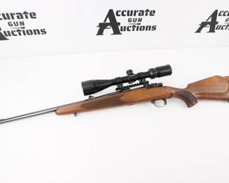Make: ZASTAVA
Model: M85
Caliber: .223-5.56mm
Action: Bolt
Barrel: 20
Bore: Shiny
Serial # Z-D-02174
Condition: Excellent
The Sporting rifle M85 is based on traditional concept of locking system that Zastava uses for bolt-action rifles. Mini MAUSER is a commonly accepted name for sporting rifles that use lower energy ammunition, but which kept fundamental principles of operation of army rifles from 1898. Zastava is a pioneer in forming of this concept; by constantly addressing the aesthetical and ergonomics requests of the customers, Zastava constantly dictates the trends in development and marketing. This Rifle is Paired with a Simmons scope 4-12x40 8- Point. This Rifle is in Excellent condition showing normal signs of use and wear. 