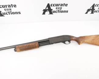 Make: Remington
Model: 870 Wingmaster
Caliber: 12 GA
Action: Pump
Barrel: 18.5
Bore: Shiny
Serial # S526309V
Condition: Good
The Remington Model 870 is a pump-action shotgun manufactured by Remington Arms Company, LLC. It is widely used by the public for shooting sports, hunting and self-defense, as well as by law enforcement and military organizations worldwide. This Wingmaster 870 chambered in 12Ga featuring a 18.5 inch barrel. This shotgun is in good condition and shows signs of use and wear. Stock appears to be losing its finish.