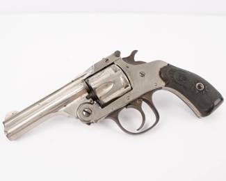 Make: HOPKINS & ALLEN ARMS. CO.
Model: 1901
Caliber: .22 LR
Serial # F2174
"The “Forehand Model of 1901” was introduced by Hopkins & Allen in 1901 after it acquired the Forehand Arms Company factory in about 1899/1900. It is generally accepted that this model was discontinued about 1910 when the Hopkins & Allen “Safety Police” model was introduced. This revolver is chambered in .22 and is in very Good condition for its age showing normal signs of use and wear.