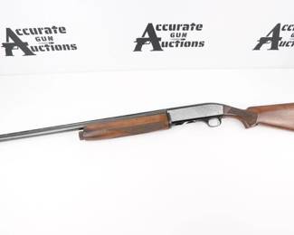 Make: Franchi-Brescia
Model: 520
Caliber: 12GA
Action: Semi
Barrel: 26
Bore: Bright
Serial # M15597
Condition: Very Good
This Luigi Franchi Brescia 520 12GA manufactured in Italy has a 26 inch barrel checkered walnut stock. The Forearm is split and the gun appears not to cycle. Otherwise functions as it should. This shotgun is in very Good condition showing signs of use and wear. Sold As Is.