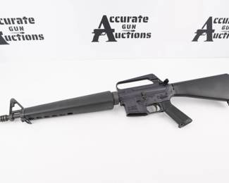 Make: Brownells Inc
Model: XBRN16E1
Caliber: 5.56 NATO
Action: Semi
Barrel: 18
Bore: Shiny
Serial # XBRN2381
Condition: Excellent
The Brownells Model XBRN16E1 Rifle replicates the design of the first AR-15 to be issued in mass numbers to the US Army on the ground in Vietnam. The rifle features a 20” barrel chambered in 5.56 and is finished in Gray Cerakote. The rifle is in excellent condition and sold without a magazine. 
