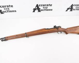 Make: Remington
Model: 1903
Caliber: 30-06
Action: Bolt
Barrel: 24
Bore: Bright
Serial # 324125
Condition: Excellent
Remington produced about 350,000 M1903 and M1903 (Modified) rifles by late spring of 1942. This is a Remington Marked 1903 Chambered in 30-06 Features a 24 inch barrel. The Rifle is in Excellent condition showing normal signs of use and wear. 