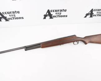Make: J.C. HIGGINS
Model: 583.21
Caliber: 16GA
Action: Bolt
Barrel: 26
Bore: Shiny
Serial # NSN
Condition: Excellent
"This J.C. Higgins Model 583.21 in 16 gauge 2 .75? with a three round internal magazine tube capacity with a 26 inch fixed MOD choke barrel. J.C. Higgins rubber recoil pad. Smooth wood stock and front forend. This Shotgun is in Excellent condition showing normal signs of use and wear. 