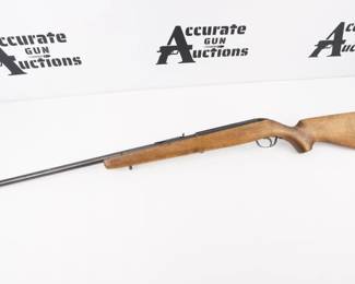 Make: WESTERN FIELD
Model: M815
Caliber: .22 SHORT, LONG, LONG RIF
Action: Bolt
Barrel: 24
Bore: Shiny
Serial # NSN
Condition: Very Good
Here is a classic Mossberg single shot, marketed by Montgomery Ward’s chain in the 1960s and 1970s. Model is Western Field M815, same rifle as the parent Mossberg 320 and 321 rifles that were manufactured from 1960 until 1980 and well known for their accuracy. Since this one never had a serial number, it was manufactured no later than 1968. This Rifle is in very good condition showing normal signs of use and wear. 