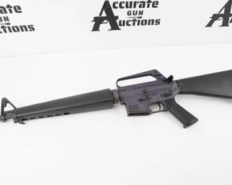 Make: Brownells Inc
Model: XBRN16E1
Caliber: 5.56
Action: Semi
Barrel: 18
Bore: Shiny
Serial # XBRN2153
Condition: Excellent
The Brownells Model XBRN16E1 Rifle replicates the design of the first AR-15 to be issued in mass numbers to the US Army on the ground in Vietnam.The rifle features a 20” barrel chambered in 5.56 and is finished in Gray Cerakote. The rifle is in excellent condition and sold without a magazine. 
