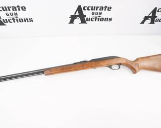 Make: Marlin
Model: Glenfield Model 60
Caliber: .22 LR
Action: Semi
Barrel: 20
Bore: Frosty
Serial # NSN
Condition: Good
The Glenfield Model 75 . 22 LR semi-automatic carbine was an evolution of the Marlin Glenfield Model 60. This Rifle is in Good Condition showing signs of use with a frosty Bore.