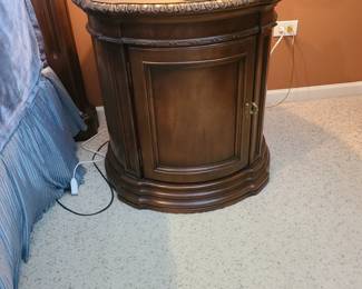 drum table nightstand/end table
