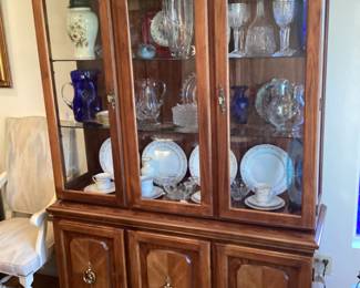 Broyhill two-piece China cabinet