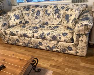 La-Z-Boy Blue floral sofa