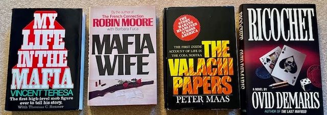 Mafia books for $10! Go to our page on Auction Ninja and search "books" to see everything available, or scroll all the way to the last few pages. 