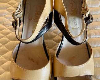 Vintage Chanel 2-Tone Sandals
