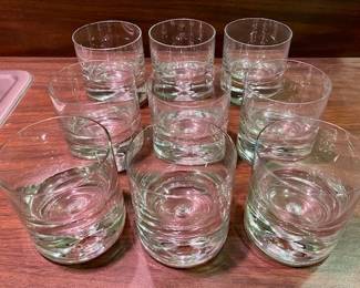 Teardrop Crystal Whiskey Tumblers Glasses. We have lots of other vintage glassware available!