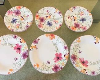 Set/12 Villeroy and Boch Floral Plates. We have other floral plates and dishes available. 