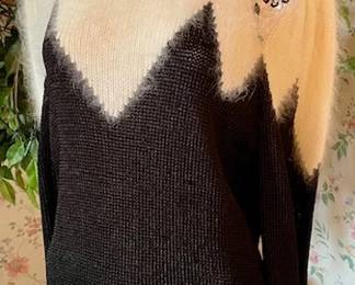 Vintage Sequin and Angora Sweater