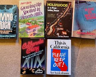 A lot of books on California, one is autographed!