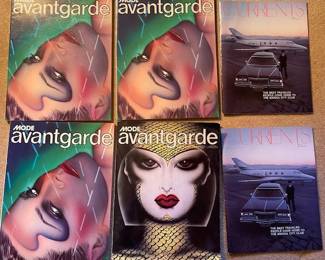 Super Rare Lot! 1st Edition Avantgarde Magazine from March 1979 and 3 from May 1979
