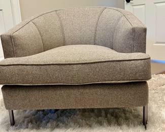 Astoria Upholstered barrel back chair...we have a pair                                       32.5w x 31h x 38d...we have a pair! 