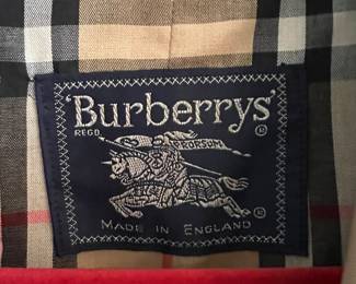 Burberry trench coat