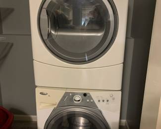 Front-loading washer and dryer