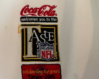 Patches on a Chef jacket