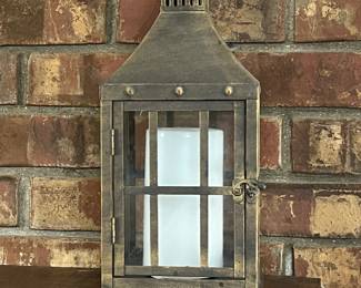 Lantern with flameless candle