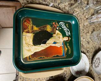 Vintage coke tray reproduction