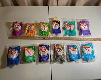 12 McDonalds Collectible TY Beanie Babies