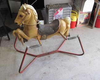 Vintage "Wonder Horse" Bounce Horse