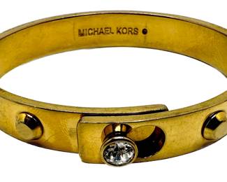 Michael Kors Studded Hinge Bracelet With Rhinestone
Lot #: 32