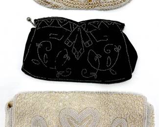 3 Vintage Beaded Evening Bag, Including Walborg Hand-beaded (West Germany)
Lot #: 53