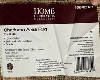 Charisma Area Rug By Persian Design, 100 Percent Olefin, Made In USA (5 X 8 Feet)
Lot #: 8
