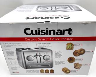 Cuisinart Custom Select 4-Slice Toaster, New In Box
Lot #: 133
