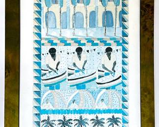 Lisa Etre 1983 Watercolor Painting On Paper Of Caribbean Scene , U. S. Virgin Islands, Signed
Lot #: 101