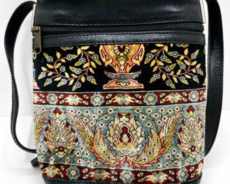 Vintage EM May Carpet Leather Turkish Kilim Shoulder Bag , Unused In Original Bag
Lot #: 56