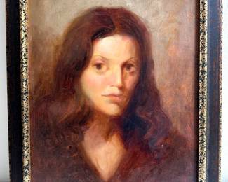 Eyal Moyal (Born 1970 Israel) Oil Painting On Canvas In Custom Frame, Portrait Of A Woman
Lot #: 19