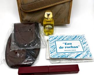 
VNTG Air France Concorde Ladies Toiletry Case, Givenchy Perfume, Portfolio With Stationary Charles Frantz DSN
Lot #: 38