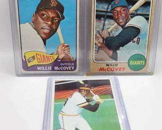 65,68,79 TOPPS WILLIE McCOVEY CARDS