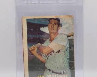  1957 TOPPS TED WILLIAMS CARD
