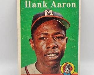  1958 TOPPS HANK AARON CARD