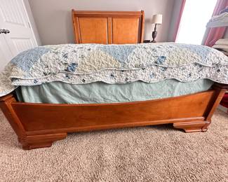 Queen size bed frame, and mattress