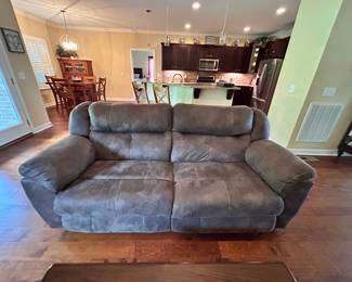 Full-size couch. Both sides, electric recline.