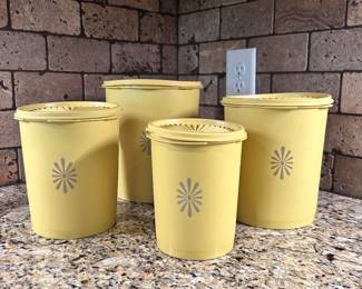 Vintage Tupperware canister set