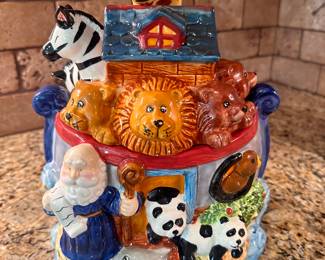 Noah’s ark cookie jar