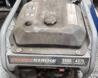 Powerstroke generator 3500 running watts