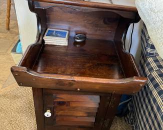 Retro Vintage Pine end table 