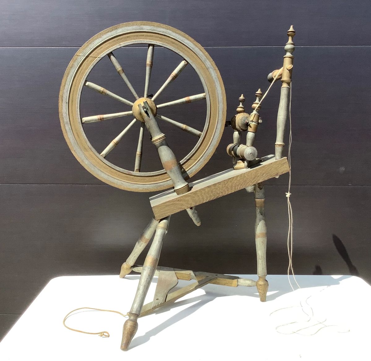 18th Century Flax Spinning Wheel