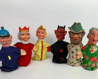 Rubber Head Hand Puppets