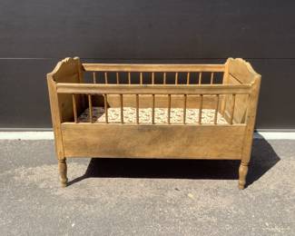 Antique Wooden Crib