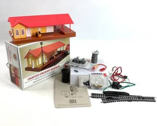 Bachmann Lighted Freight Station and More